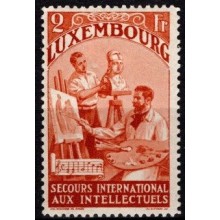 Velgørenhedsmærke for intellektuelle. Postfrisk.